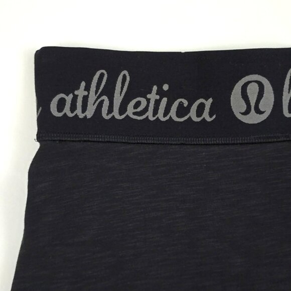 Lululemon Rare Inner Essence Skirt Black High Rise Slate Drape Stretch Size 6 - Picture 5 of 12